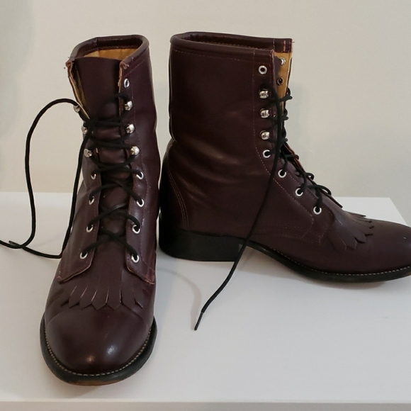 Laredo Shoes - Lace-up Leather Boots